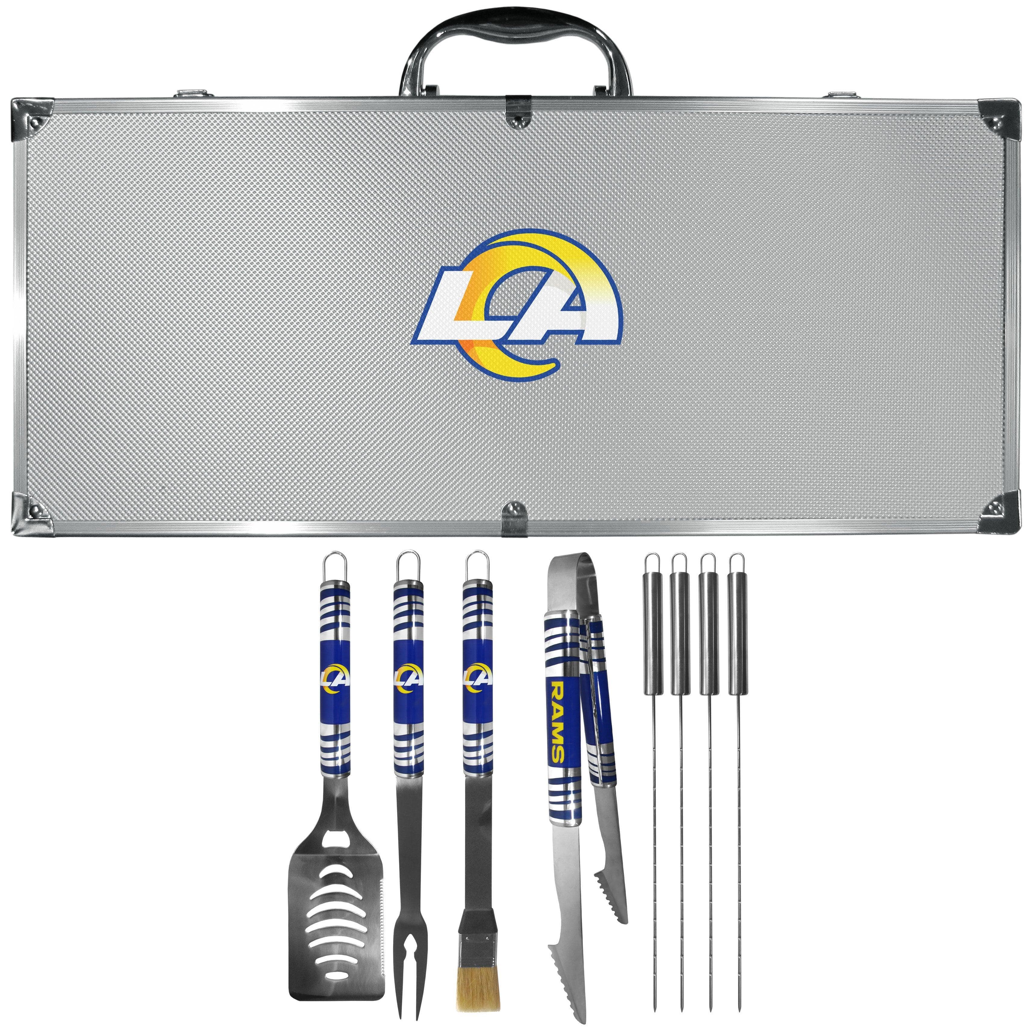 Los Angeles Rams 8 pc Tailgater BBQ Set - Siskiyou Buckle