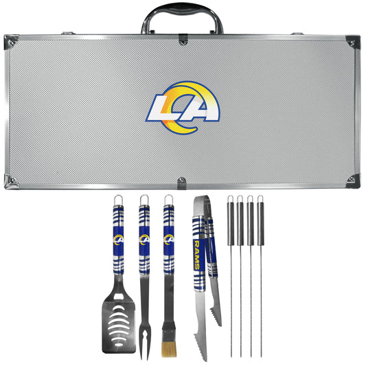Los Angeles Rams 8 pc Tailgater BBQ Set - Siskiyou Buckle