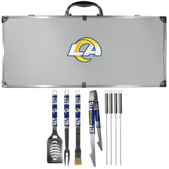Los Angeles Rams 8 pc Tailgater BBQ Set - Siskiyou Buckle