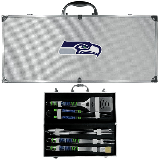 Seattle Seahawks 8 pc Tailgater BBQ Set - Flyclothing LLC