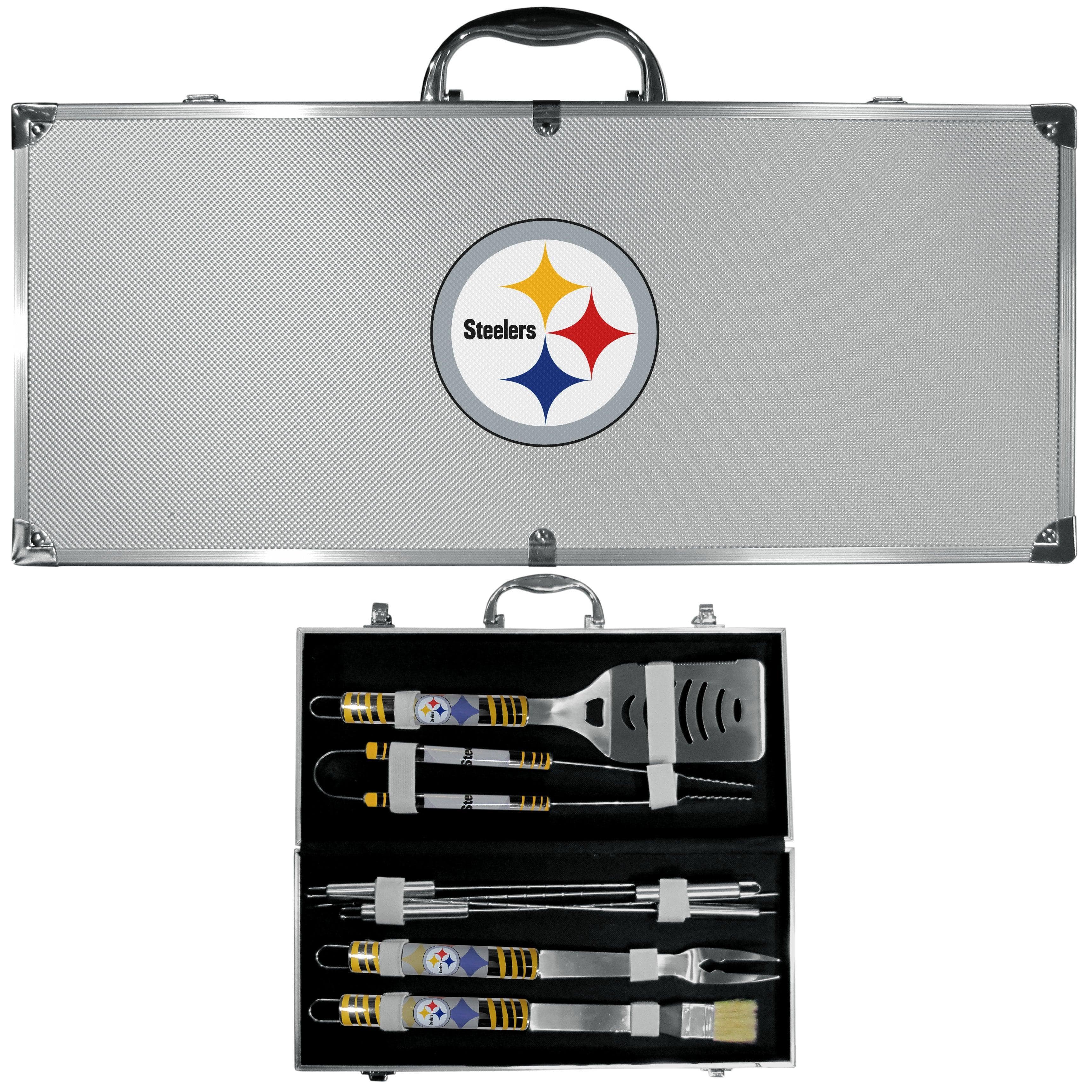 Pittsburgh Steelers 8 pc Tailgater BBQ Set - Siskiyou Buckle