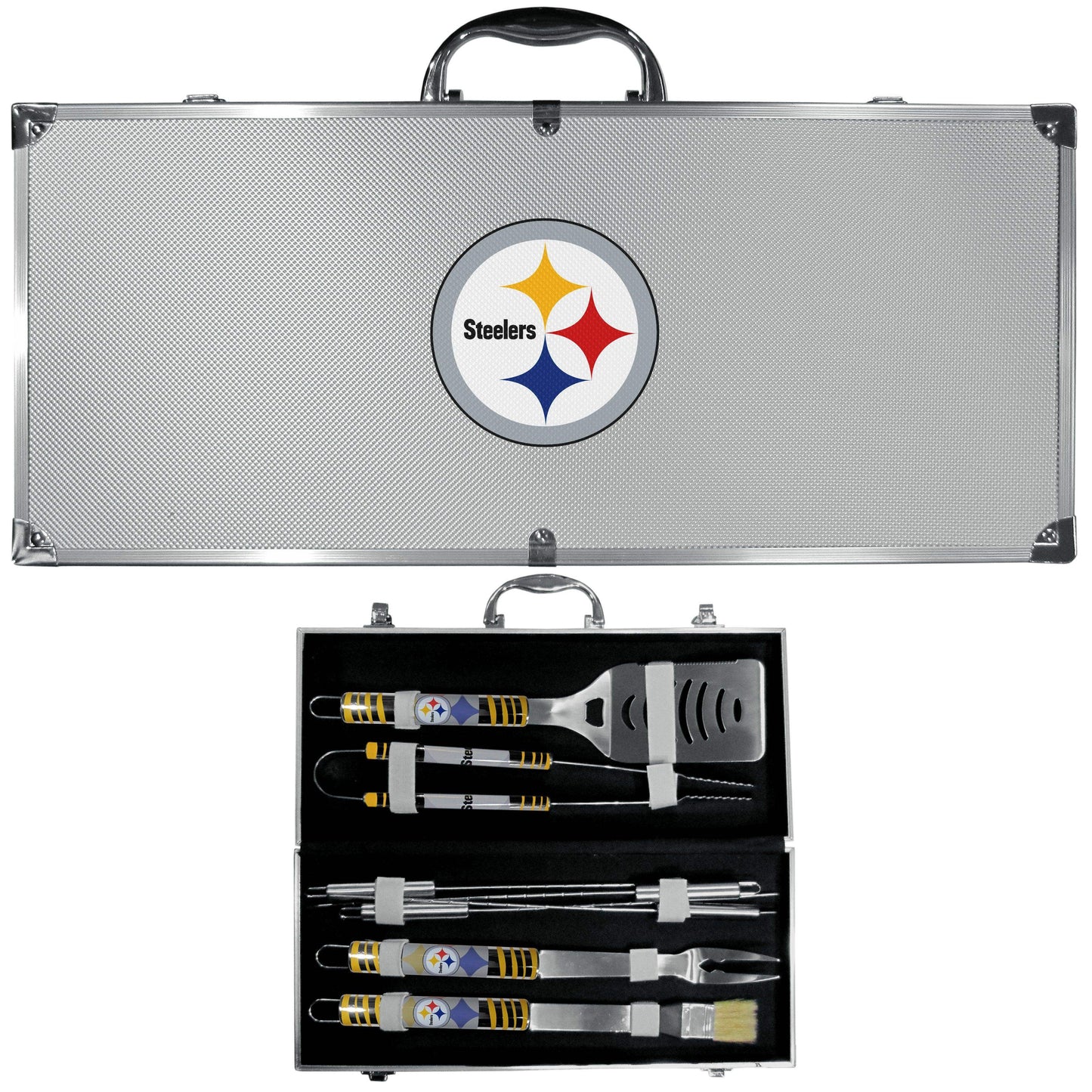 Pittsburgh Steelers 8 pc Tailgater BBQ Set - Siskiyou Buckle - Flyclothing LLC