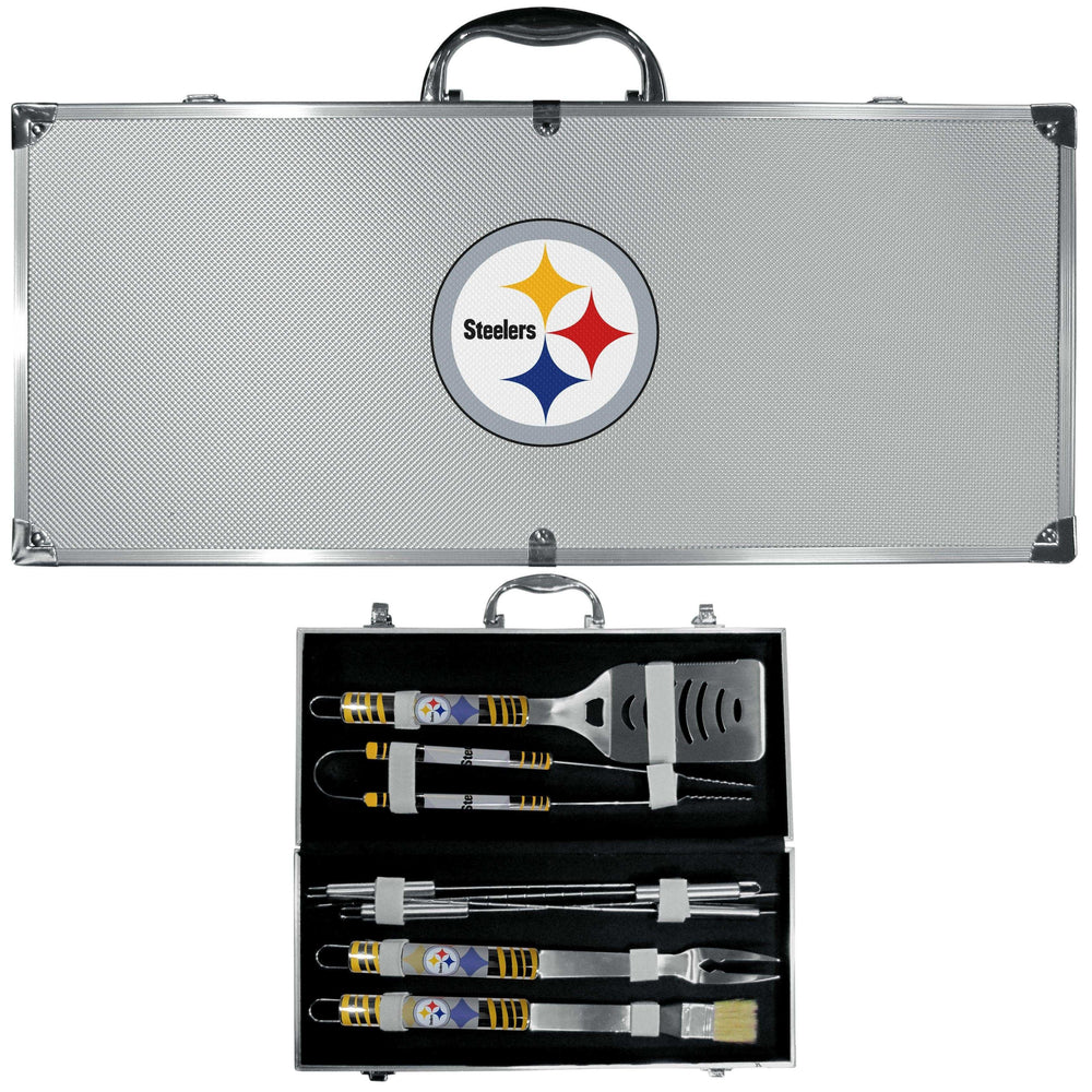 Pittsburgh Steelers 8 pc Tailgater BBQ Set - Siskiyou Buckle - Flyclothing LLC