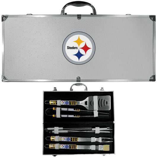 Pittsburgh Steelers 8 pc Tailgater BBQ Set - Siskiyou Buckle