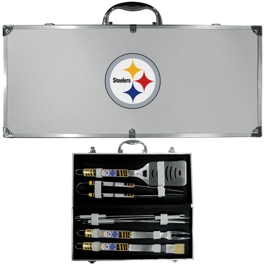 Pittsburgh Steelers 8 pc Tailgater BBQ Set - Flyclothing LLC