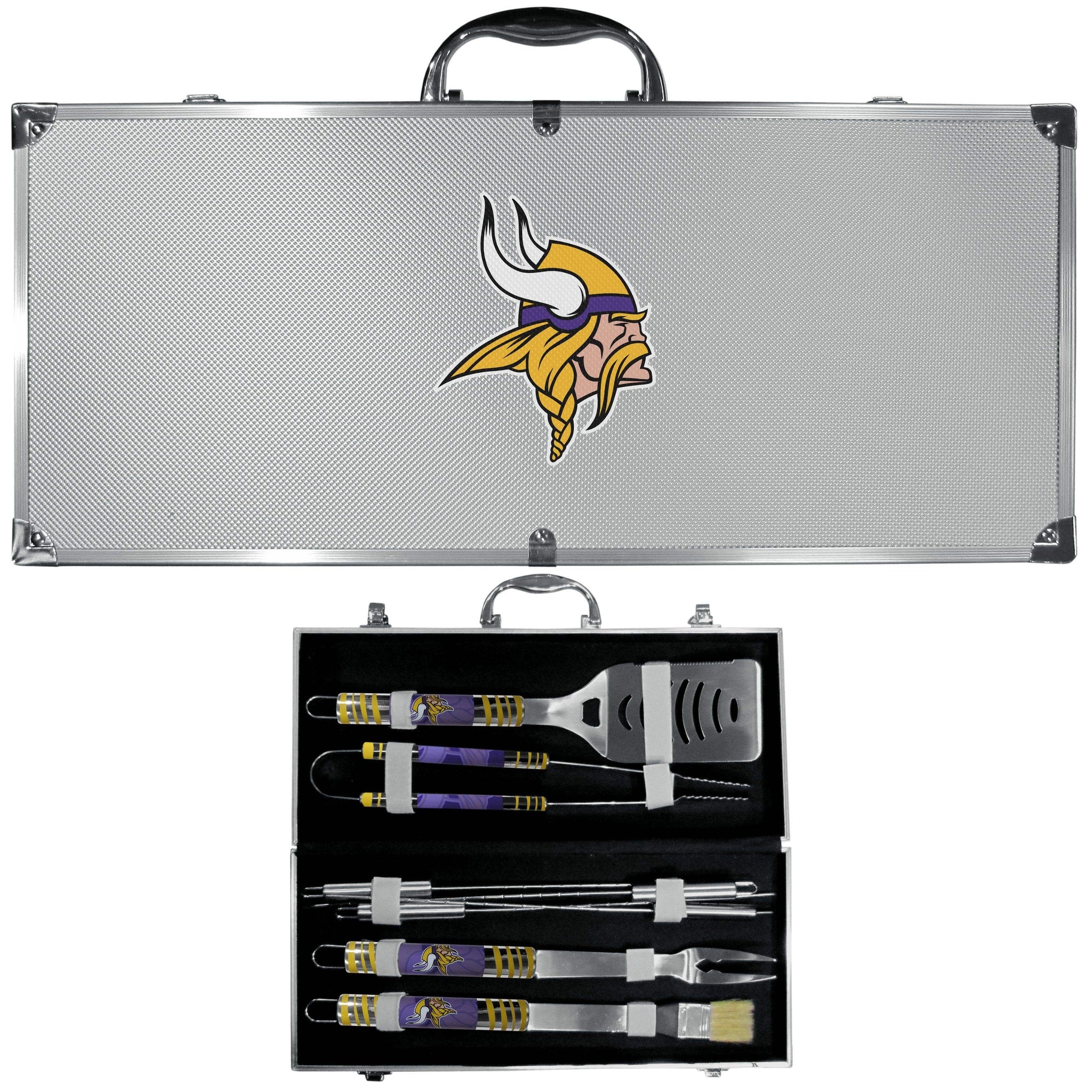 Minnesota Vikings 8 pc Tailgater BBQ Set - Siskiyou Buckle - Flyclothing LLC