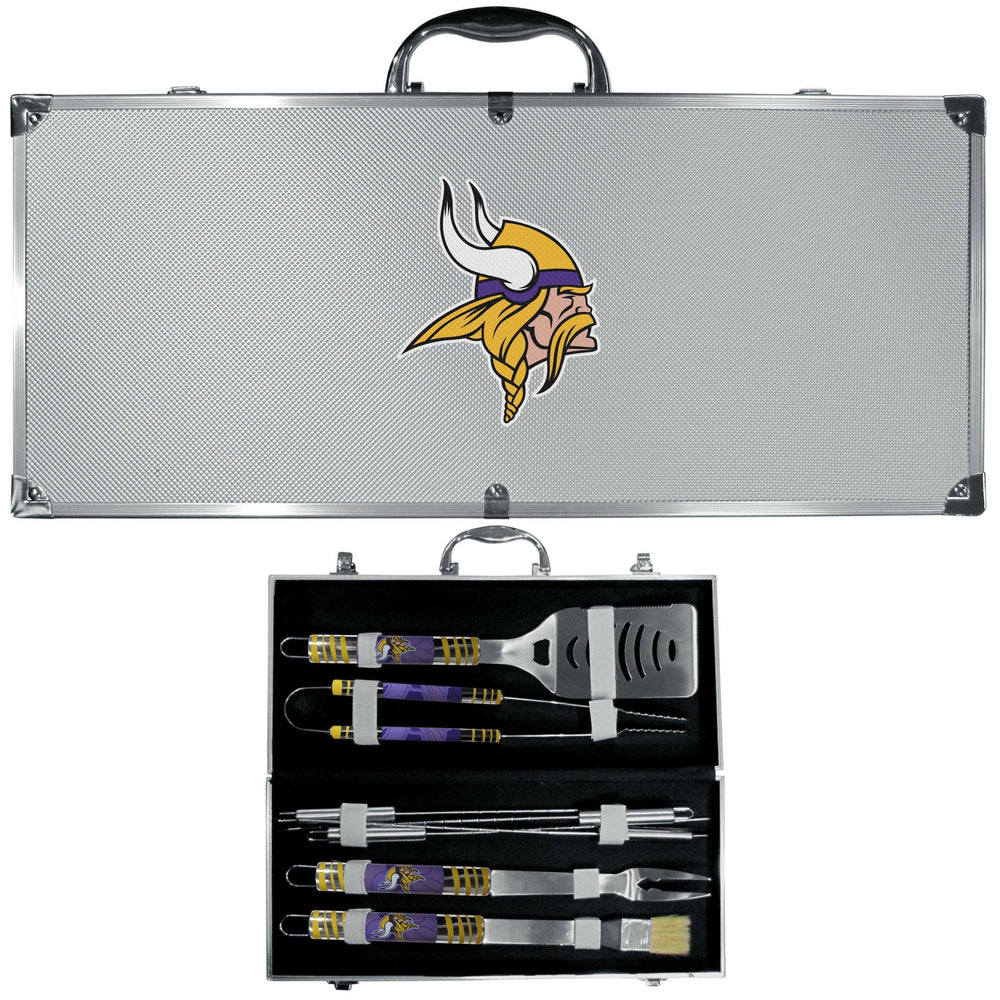 Minnesota Vikings 8 pc Tailgater BBQ Set - Siskiyou Buckle - Flyclothing LLC