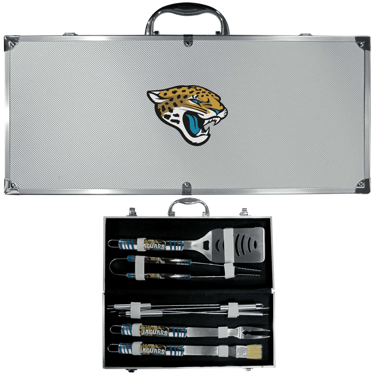 Jacksonville Jaguars 8 pc Tailgater BBQ Set - Siskiyou Buckle - Flyclothing LLC