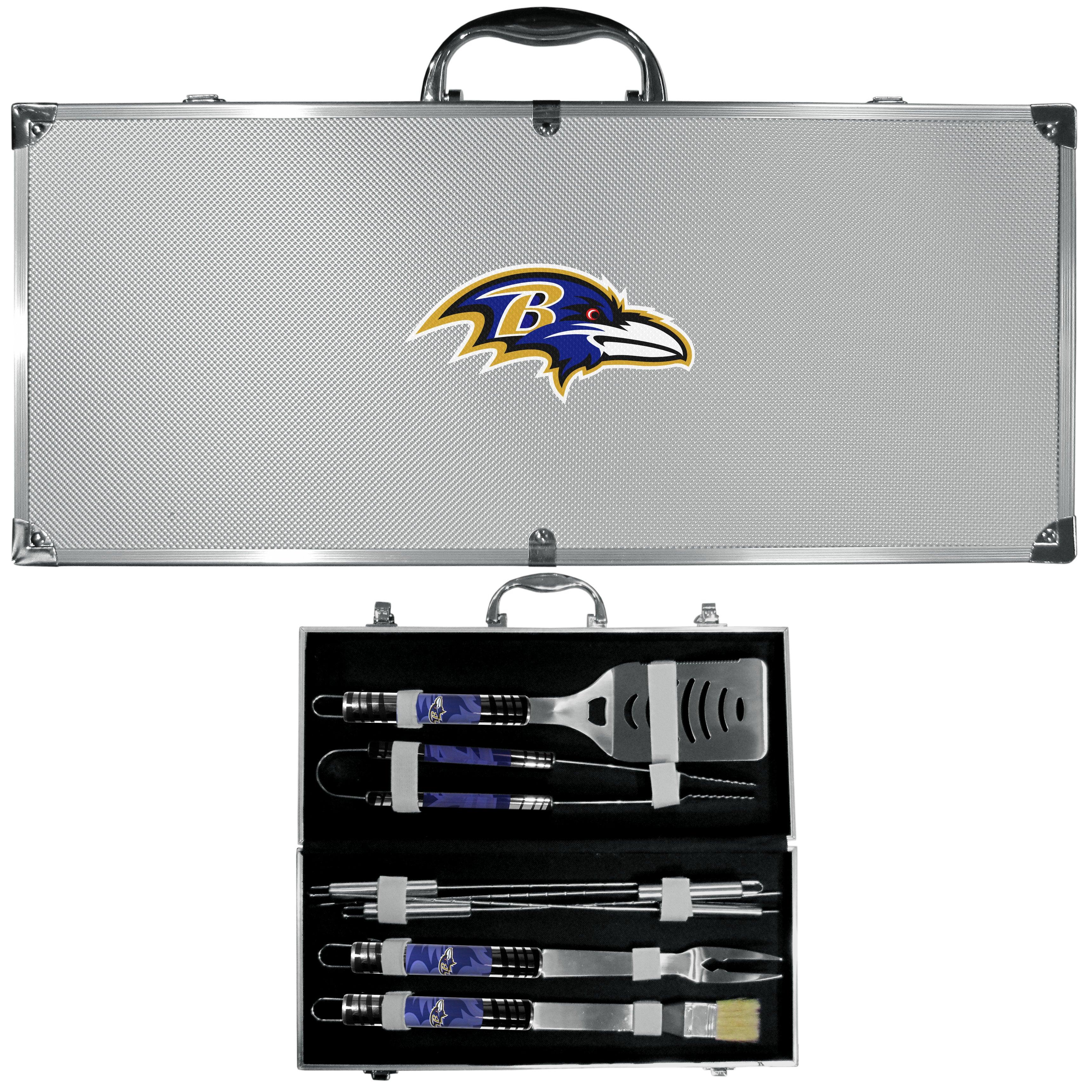 Baltimore Ravens 8 pc Tailgater BBQ Set - Flyclothing LLC