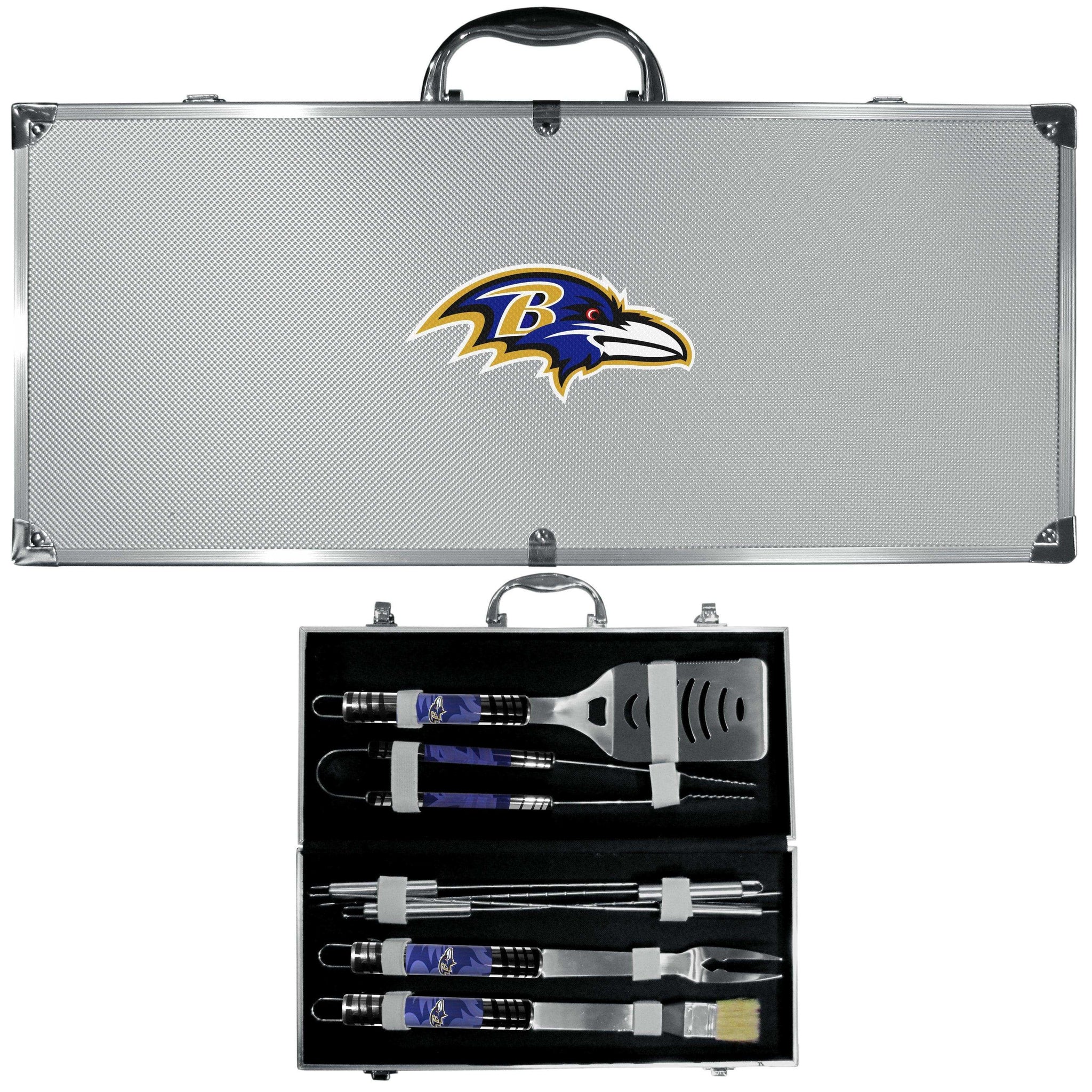 Baltimore Ravens 8 pc Tailgater BBQ Set - Siskiyou Buckle - Flyclothing LLC