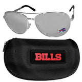 Buffalo Bills Aviator Sunglasses and Case - Siskiyou Buckle