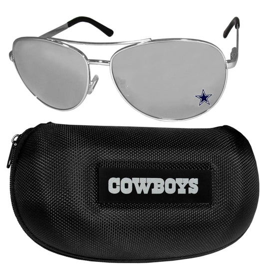Dallas Cowboys Aviator Sunglasses and Case - Siskiyou Buckle
