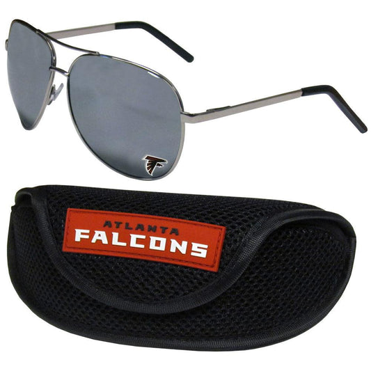 Atlanta Falcons Aviator Sunglasses and Sports Case - Flyclothing LLC