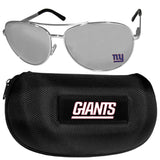 New York Giants Aviator Sunglasses and Case - Siskiyou Buckle