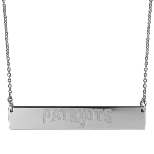 New England Patriots Bar Necklace - Siskiyou Buckle