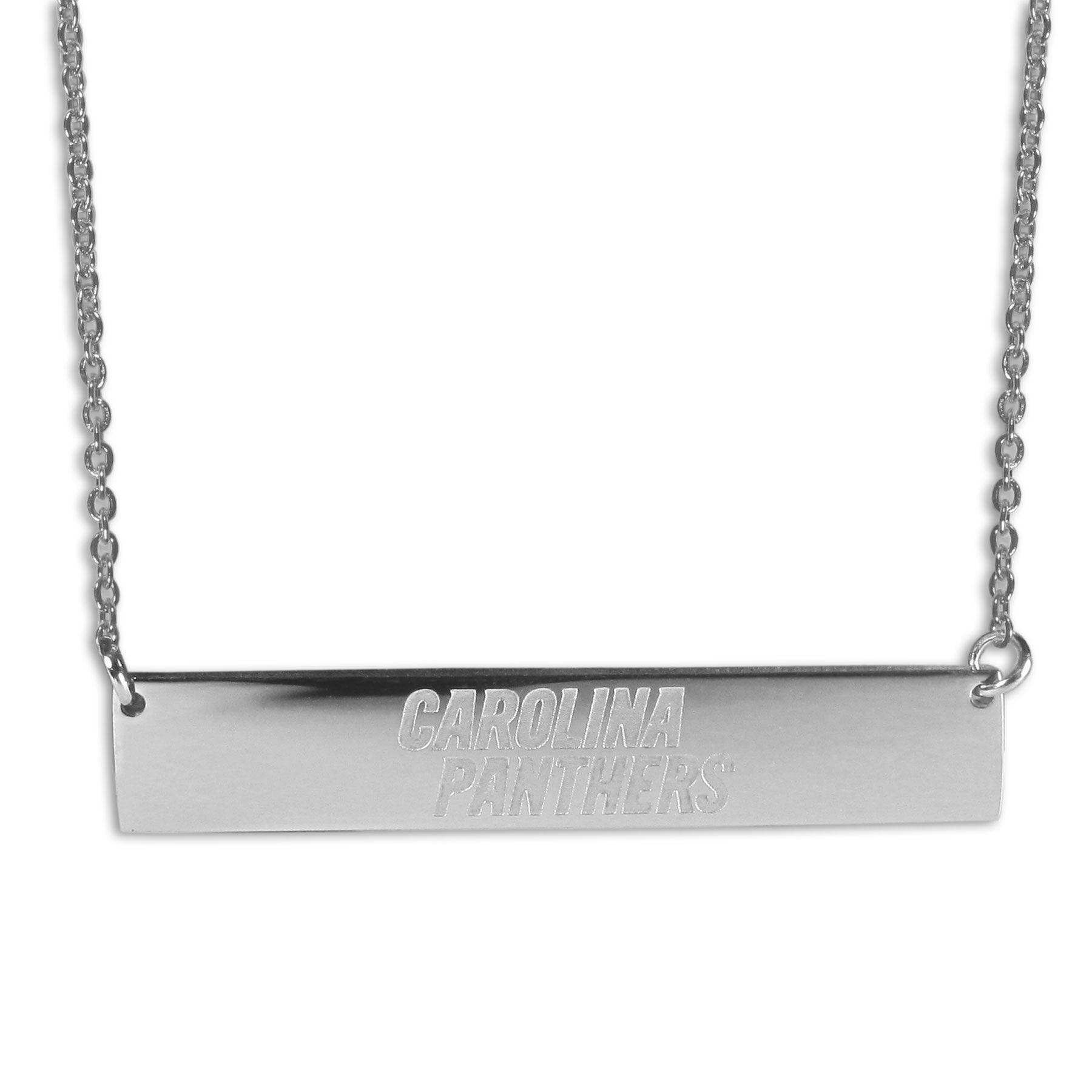 Carolina Panthers Bar Necklace - Siskiyou Buckle - Flyclothing LLC
