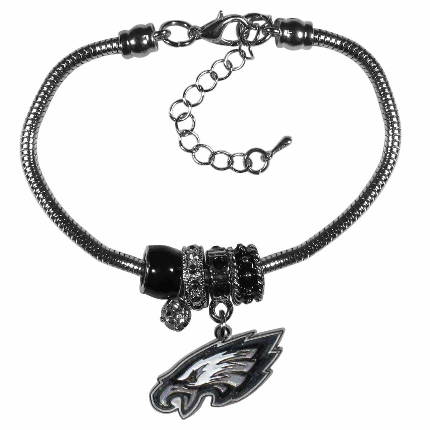 Philadelphia Eagles Euro Bead Bracelet - Siskiyou Buckle - Flyclothing LLC