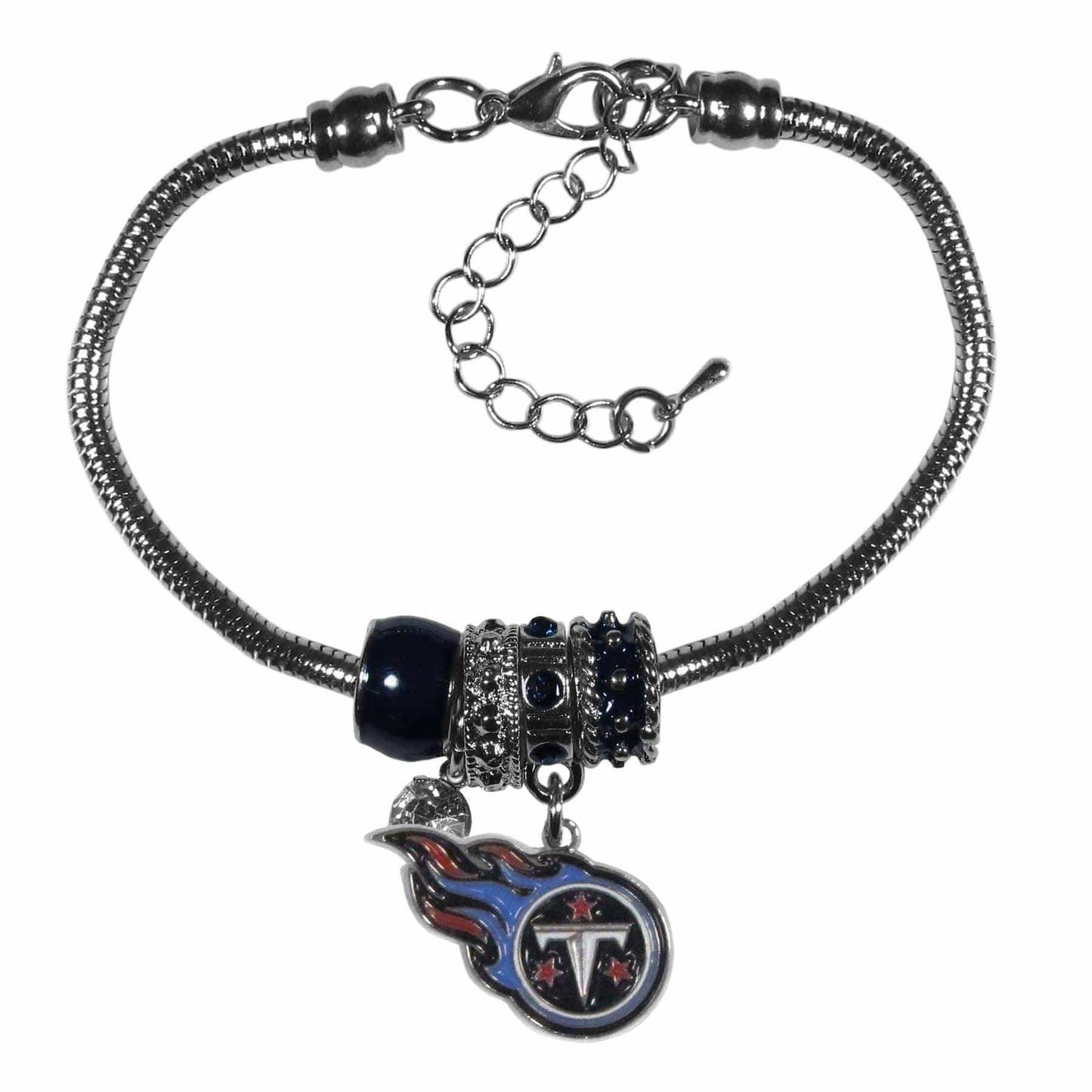 Tennessee Titans Euro Bead Bracelet - Siskiyou Buckle - Flyclothing LLC