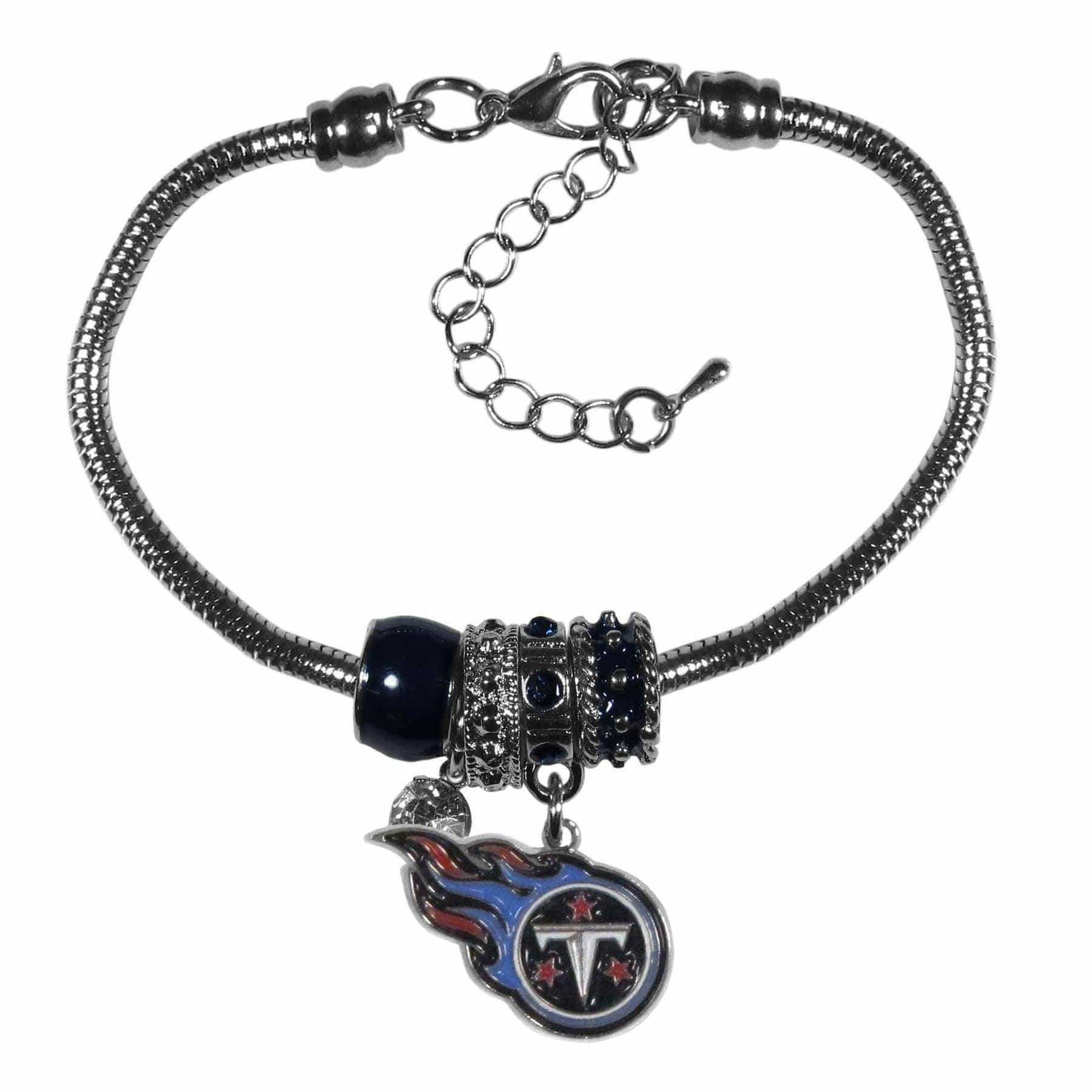 Tennessee Titans Euro Bead Bracelet - Siskiyou Buckle - Flyclothing LLC