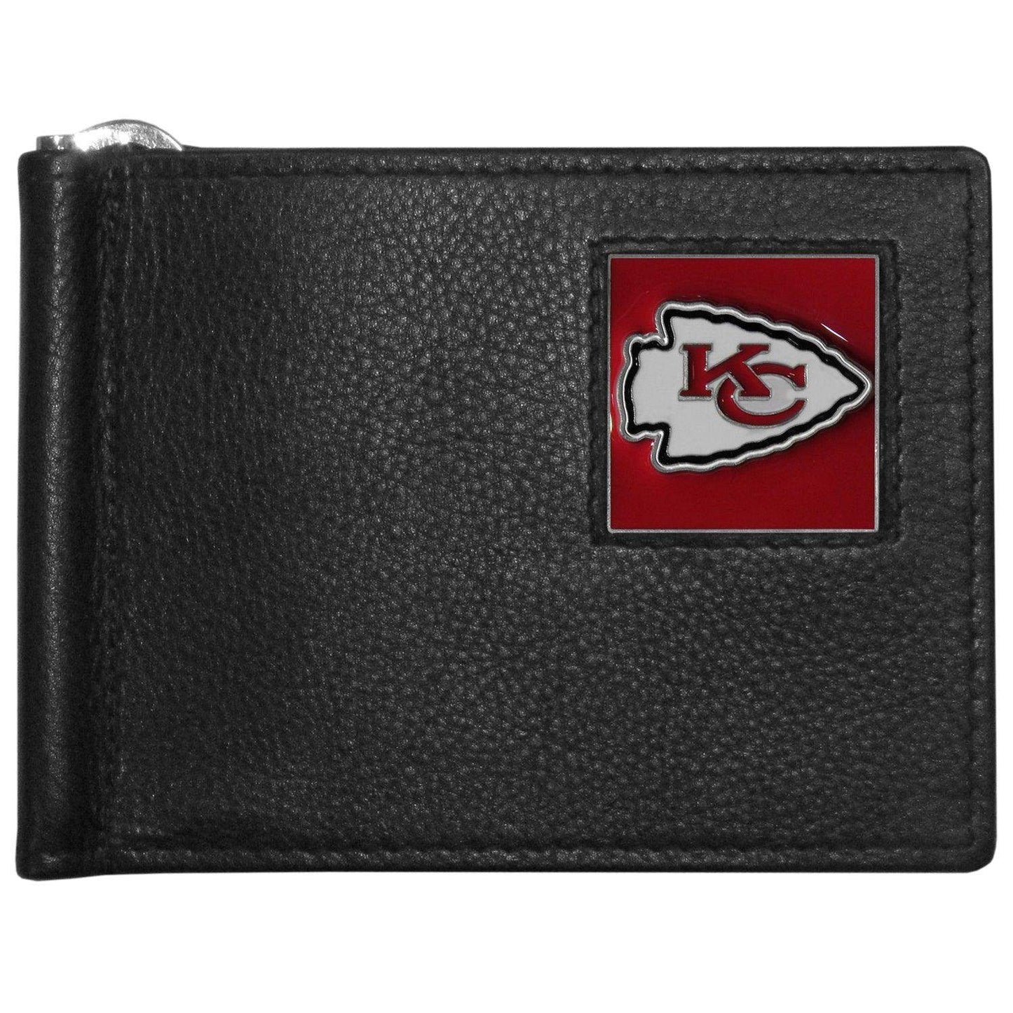 Kansas City Chiefs Leather Bill Clip Wallet - Kansas City Chiefs - Flyclothing LLC