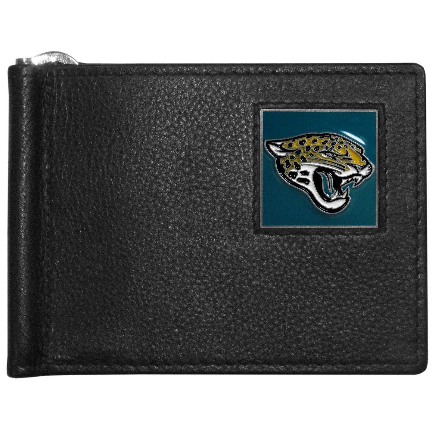 Jacksonville Jaguars Leather Bill Clip Wallet - Siskiyou Buckle - Flyclothing LLC