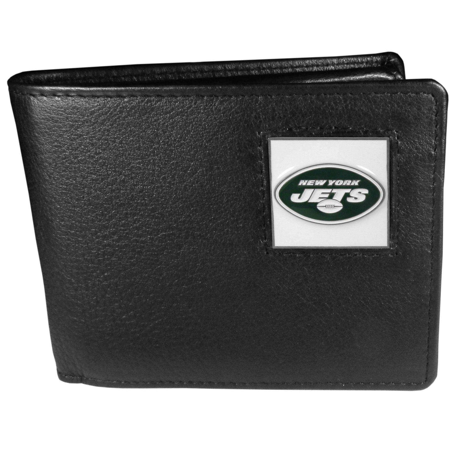 New York Jets Leather Bi-fold Wallet - Siskiyou Buckle - Flyclothing LLC