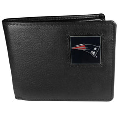 New England Patriots Leather Bi-fold Wallet - Flyclothing LLC
