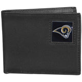 Los Angeles Rams Leather Bi-fold Wallet - Siskiyou Buckle