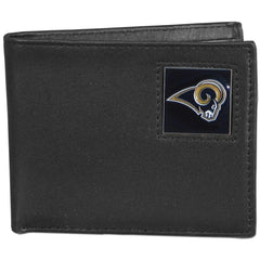 Los Angeles Rams Leather Bi-fold Wallet - Flyclothing LLC