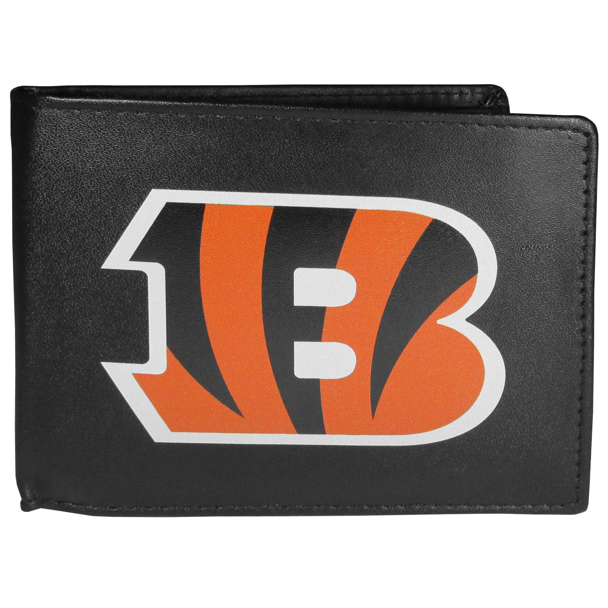 Cincinnati Bengals Bi-fold Wallet Large Logo - Flyclothing LLC