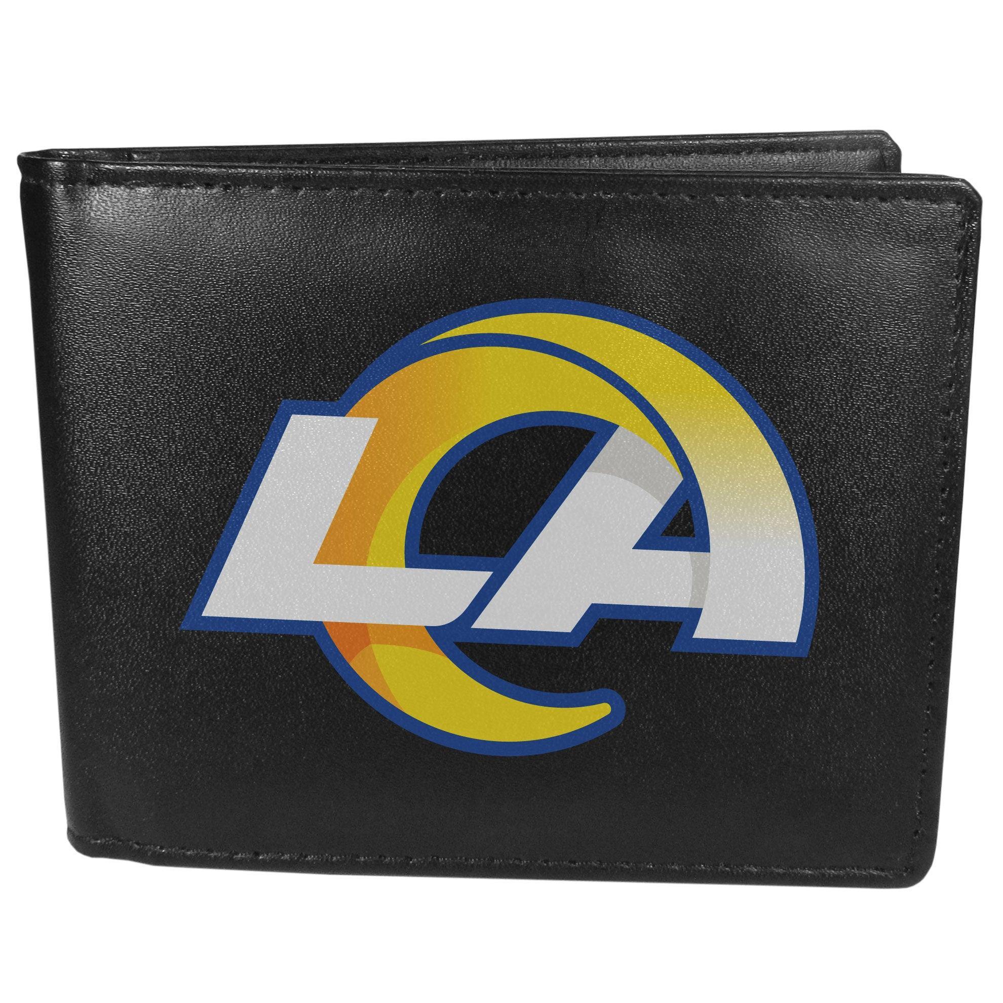 Los Angeles Rams Bi-fold Wallet Large Logo - Siskiyou Buckle