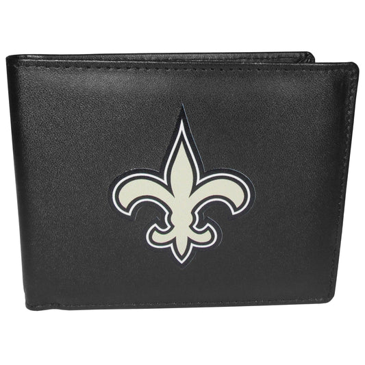 New Orleans Saints Bi-fold Wallet Large Logo - Flyclothing LLC