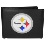 Pittsburgh Steelers Bi-fold Wallet Large Logo - Siskiyou Buckle