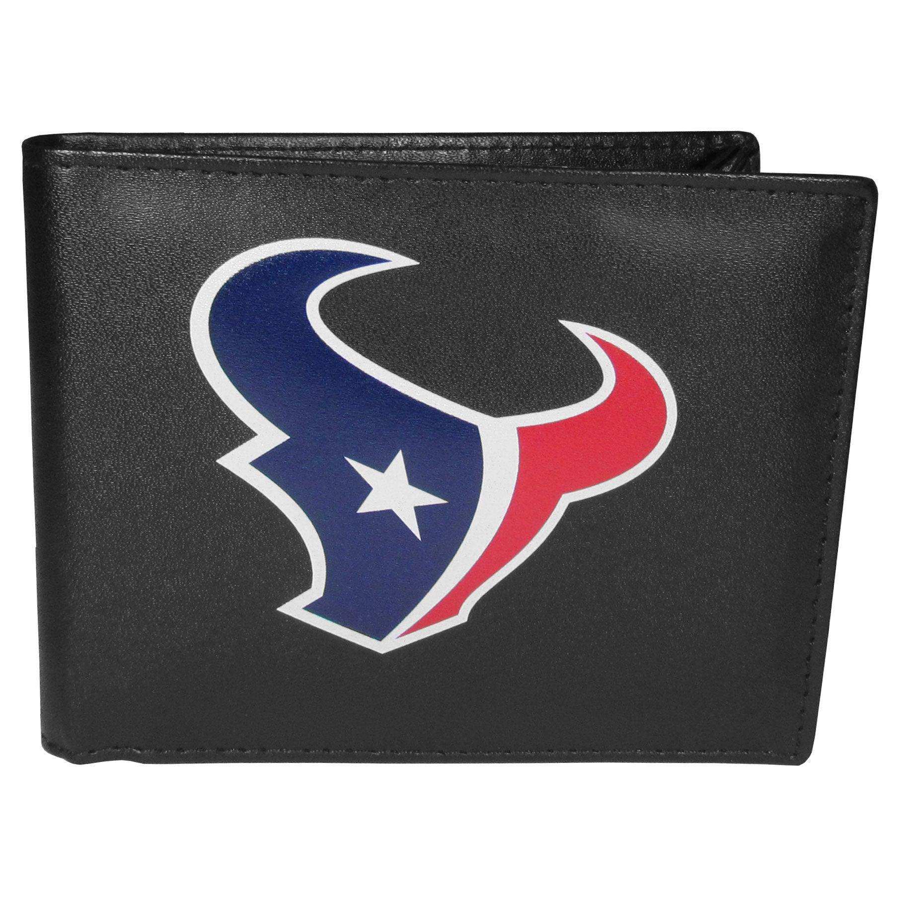 Houston Texans Bi-fold Wallet Large Logo - Siskiyou Buckle - Flyclothing LLC