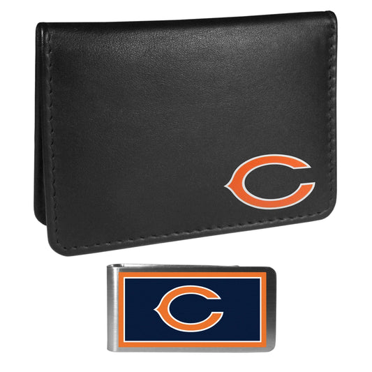 Chicago Bears Weekend Bi-fold Wallet & Color Money Clip - Siskiyou Buckle