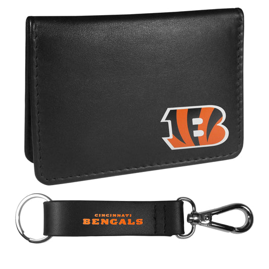 Cincinnati Bengals Weekend Bi-fold Wallet & Strap Key Chain - Flyclothing LLC