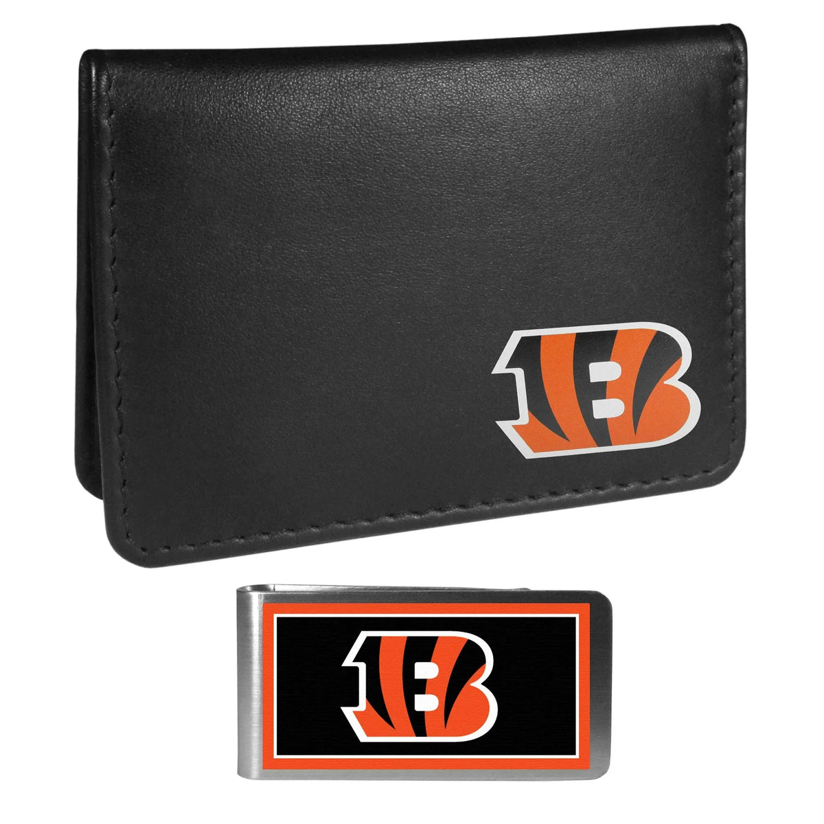 Cincinnati Bengals Weekend Bi-fold Wallet & Color Money Clip - Siskiyou Buckle - Flyclothing LLC