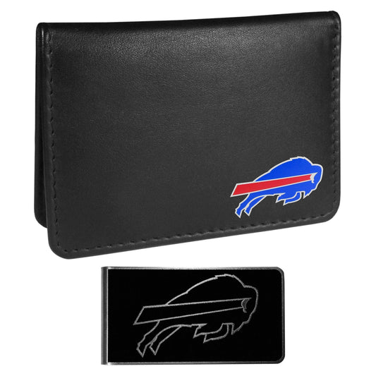 Buffalo Bills Weekend Bi-fold Wallet & Black Money Clip - Siskiyou Buckle