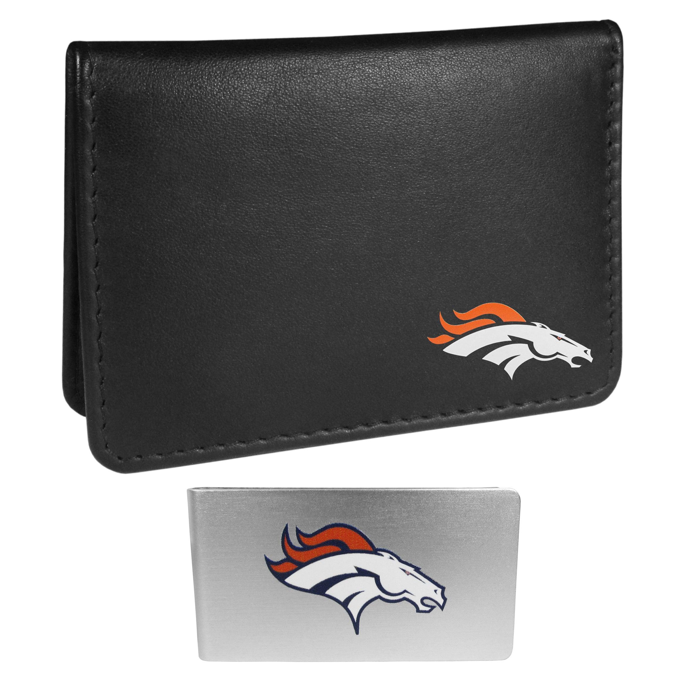 Denver Broncos Weekend Bi-fold Wallet & Money Clip - Flyclothing LLC