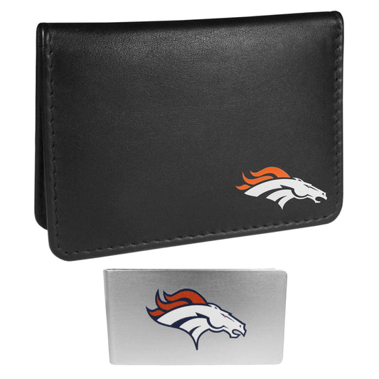 Denver Broncos Weekend Bi-fold Wallet & Money Clip - Siskiyou Buckle