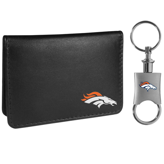 Denver Broncos Weekend Bi-fold Wallet & Valet Key Chain - Flyclothing LLC