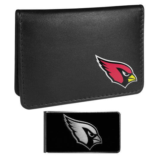 Arizona Cardinals Weekend Bi-fold Wallet & Black Money Clip - Siskiyou Buckle
