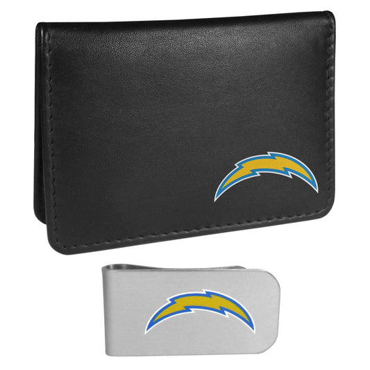 Los Angeles Chargers Weekend Bi-fold Wallet & Money Clip - Siskiyou Buckle