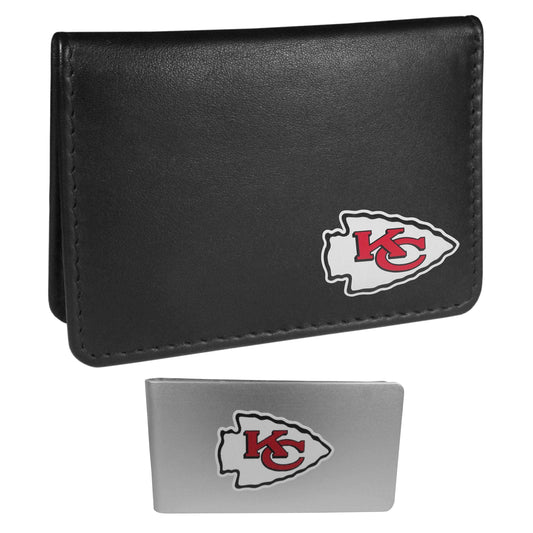 Kansas City Chiefs Weekend Bi-fold Wallet & Money Clip - Kansas City Chiefs