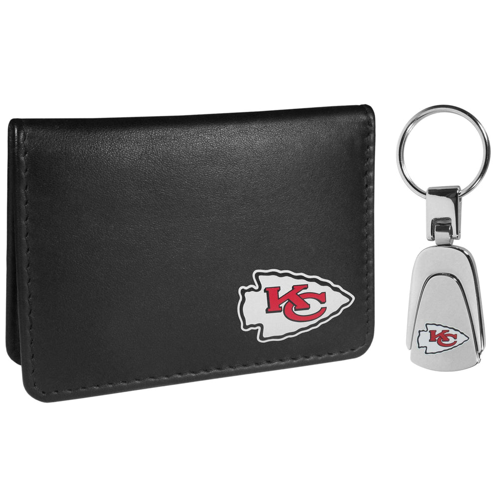 Kansas City Chiefs Weekend Bi-fold Wallet & Steel Key Chain - Kansas City Chiefs