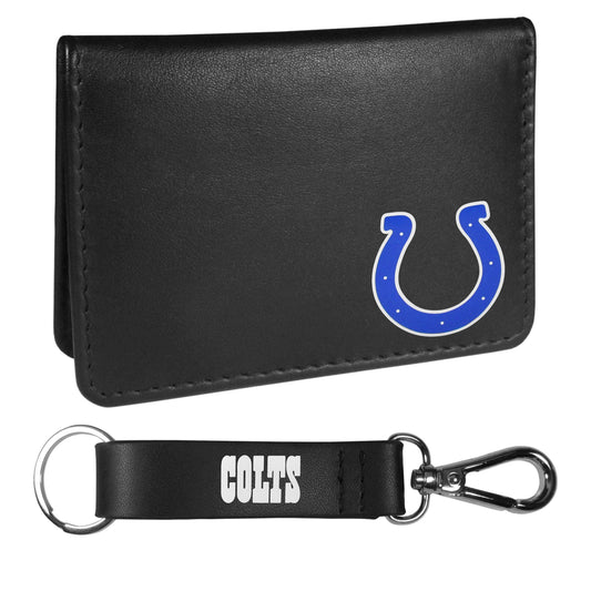 Indianapolis Colts Weekend Bi-fold Wallet & Strap Key Chain - Siskiyou Buckle