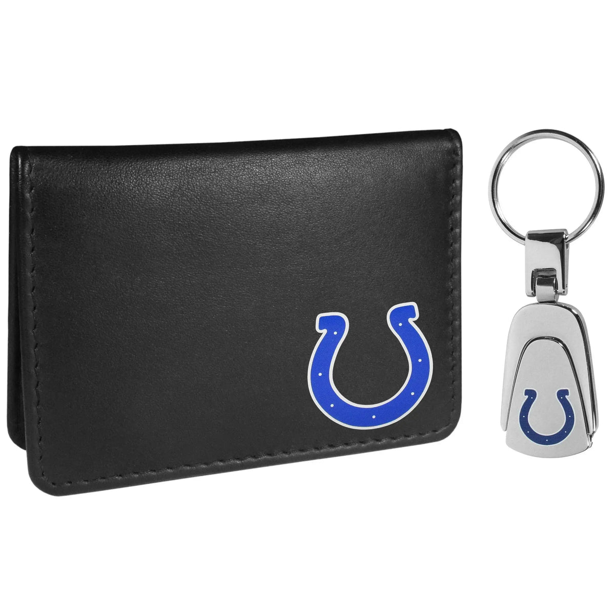 Indianapolis Colts Weekend Bi-fold Wallet & Steel Key Chain - Siskiyou Buckle - Flyclothing LLC