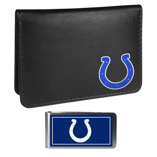 Indianapolis Colts Weekend Bi-fold Wallet & Color Money Clip - Siskiyou Buckle