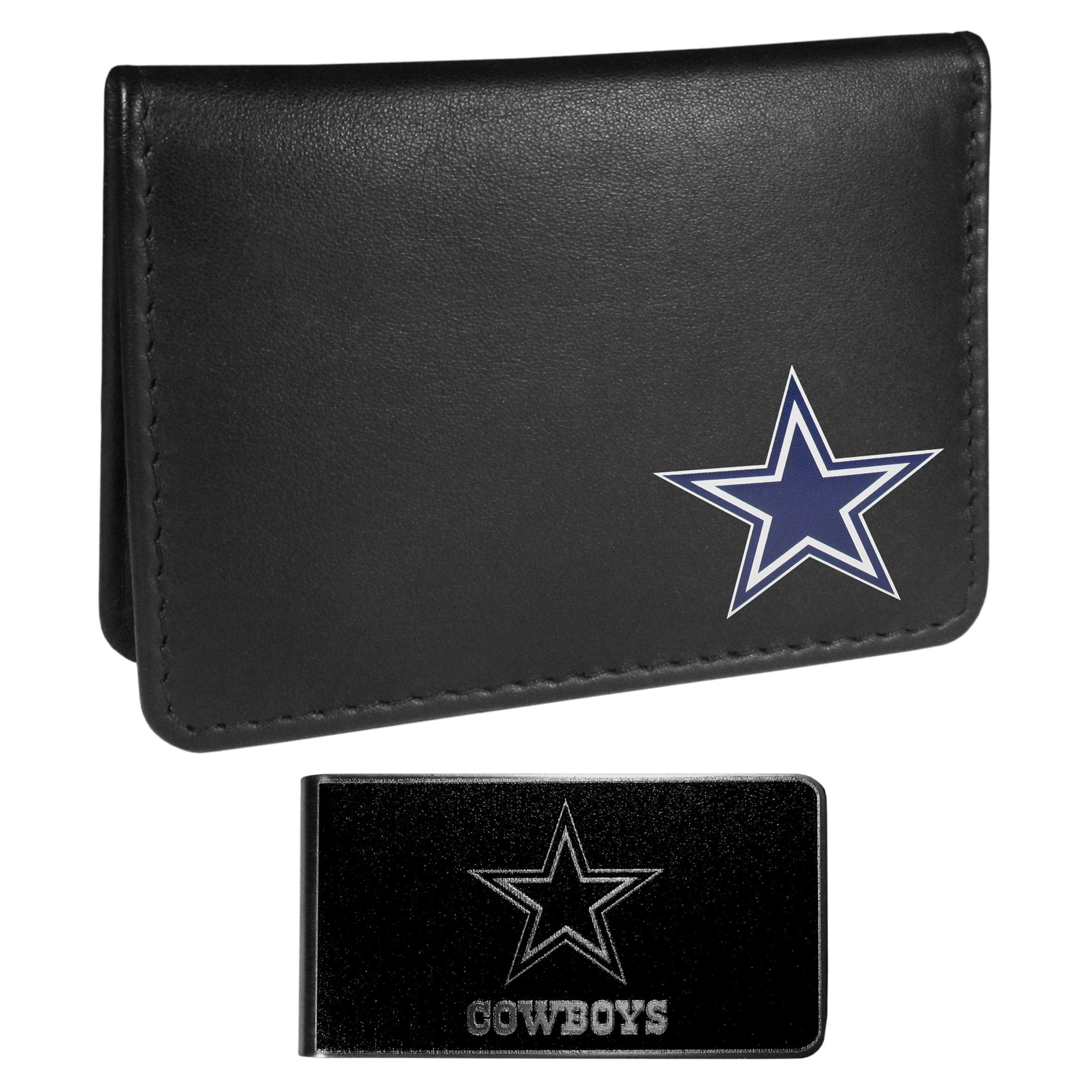 Dallas Cowboys Weekend Bi-fold Wallet & Black Money Clip - Flyclothing LLC