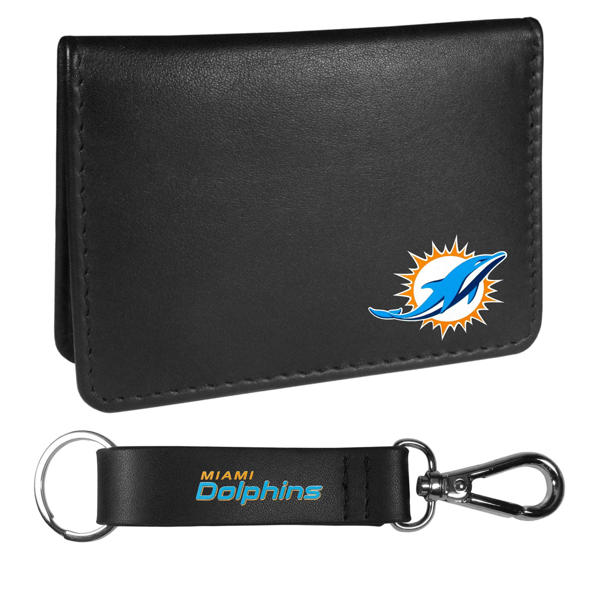 Miami Dolphins Weekend Bi-fold Wallet & Strap Key Chain - Flyclothing LLC